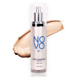 NEW NOVO skin TINTED Moisturizer for face spf 46